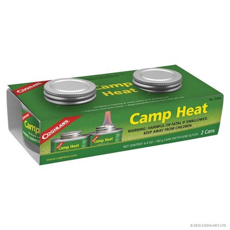 COGHLANS Heat Camp Canistr 4Hr Burn 2Pc 0450